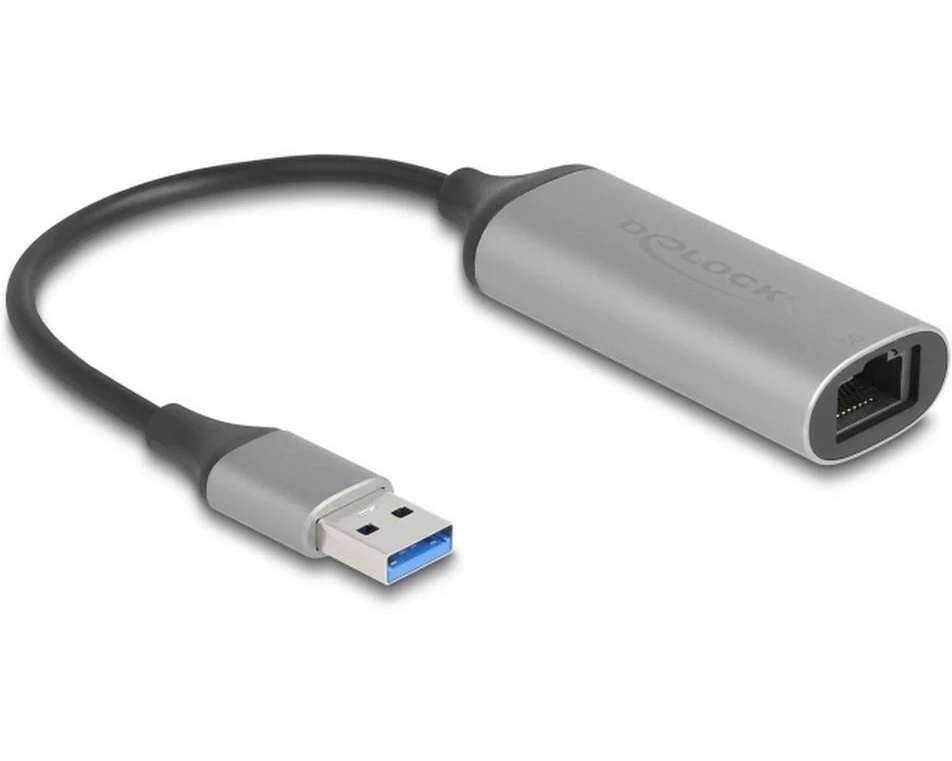 Delock Netzwerk-Adapter USB-A – RJ45 5 Gbps USB Typ-A