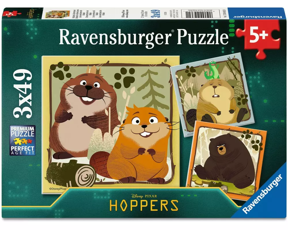 Ravensburger Puzzle Mabels Abenteuer 3 x 49