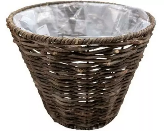 CHALET Chalet Rattan Topf Kobo Wild M Braun