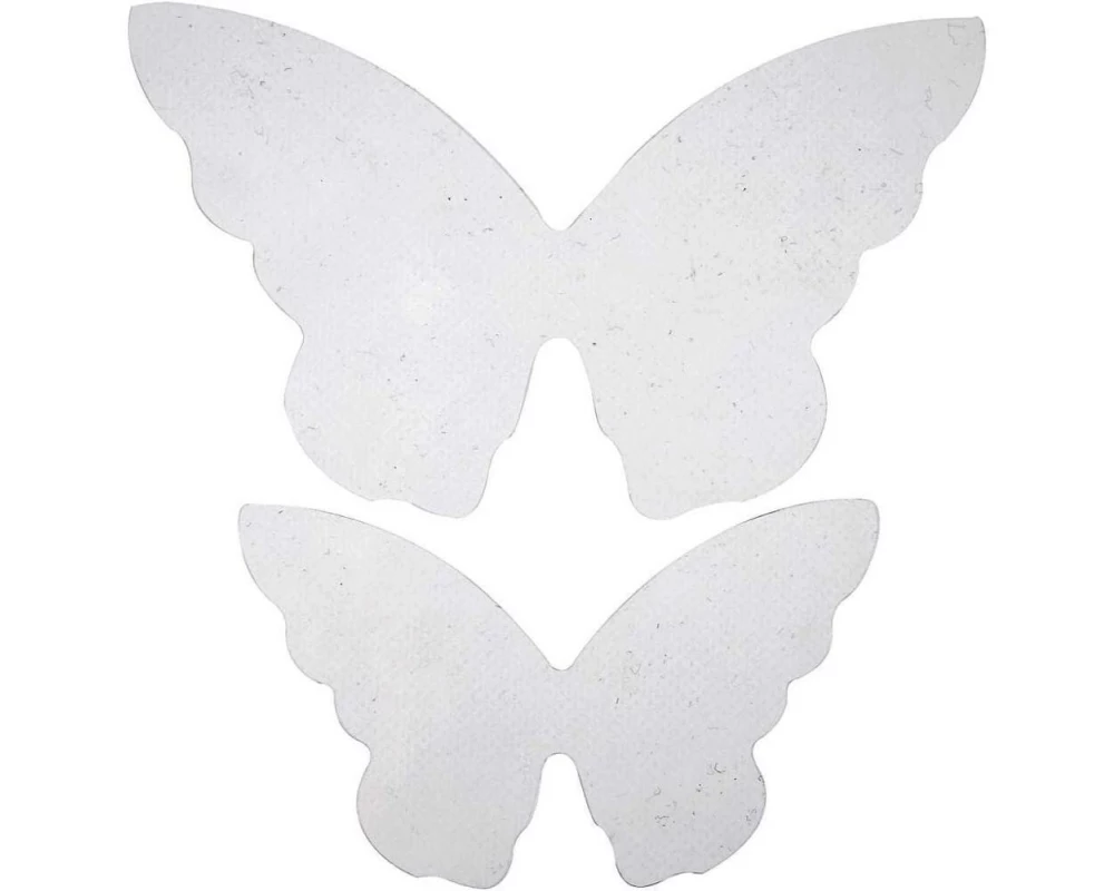 Creativ Company Schmetterlingsflügel 20 Stück, Transparent
