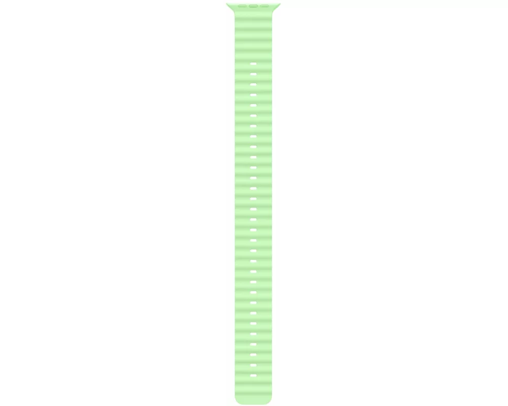 Apple Ocean Band 49 mm Extension Neon Green Black Titanium