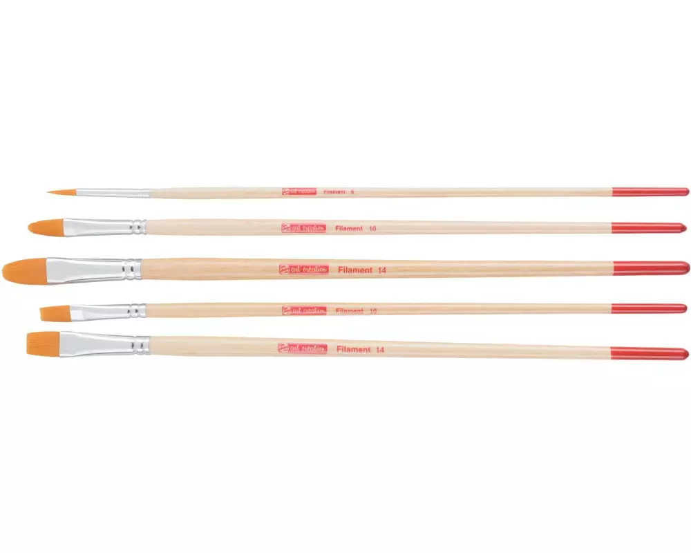 Talens Acrylpinsel Nr. 6-10-14, Polyester, 5 Stück