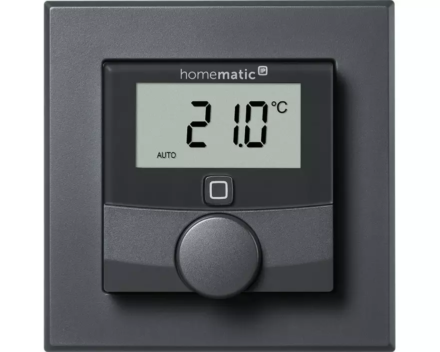 Homematic IP Wired Smart Home Wired Wandthermostat, Anthrazit