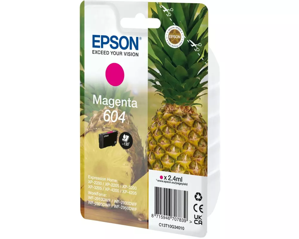 Epson Tinte Nr. 604 / C13T10G34010 Magenta