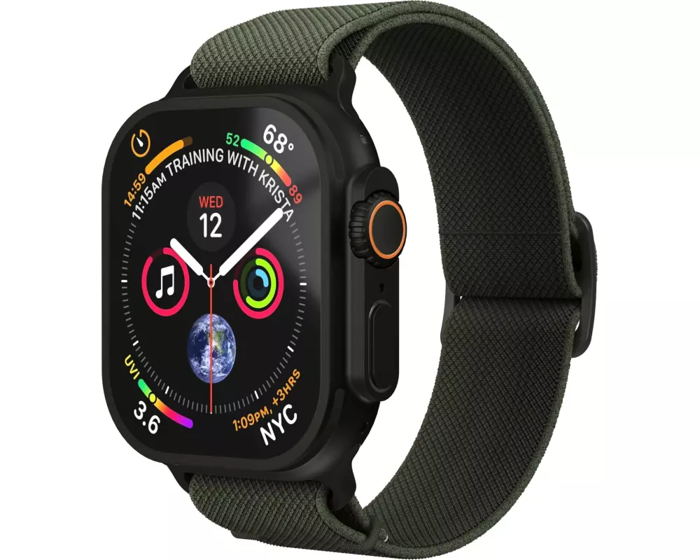 Vonmählen Armband Classic Nylon Loop Apple Watch 40/41/42 mm Olive