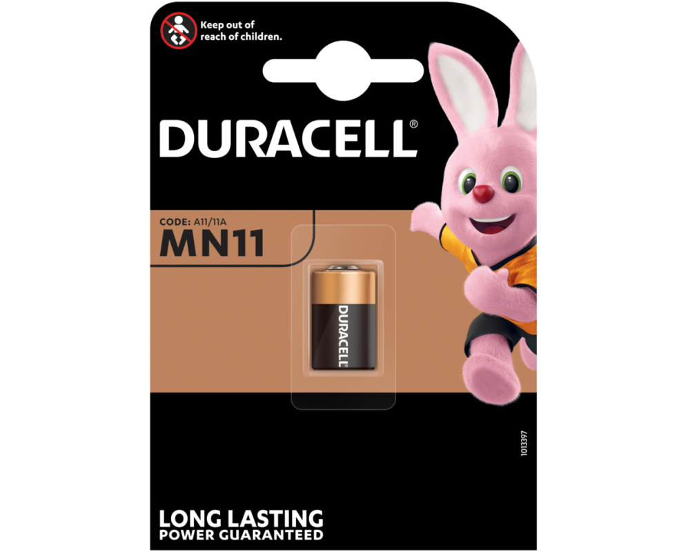 DURACELL Batterie Alkaline MN11 MN11, A11, 11A, 6V 1 Stück