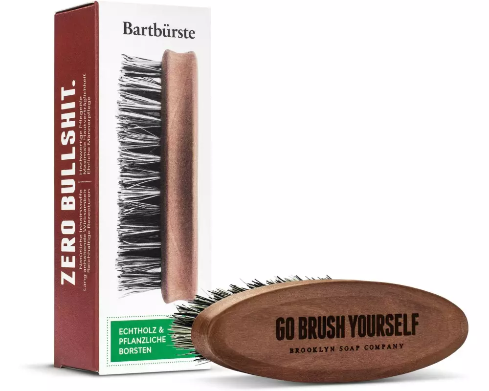 Brooklyn Soap Company Bartbürste 8.4 x 2.8 cm