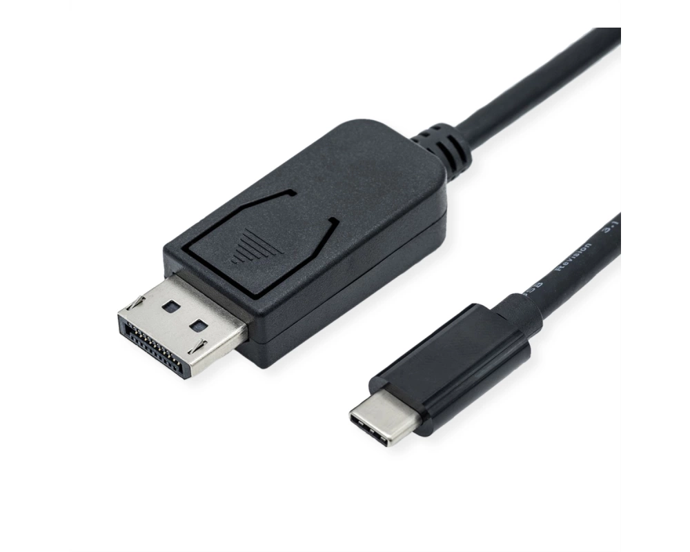 ROLINE USB Typ C - DisplayPort Adapterkabel, v1.4, ST/ST, 2 m