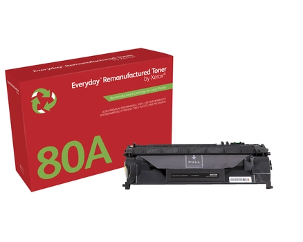 Everyday™ Mono wiederaufbereiteter Toner von Xerox, kompatibel mit HP 80A (CF280A), Standardkapazität