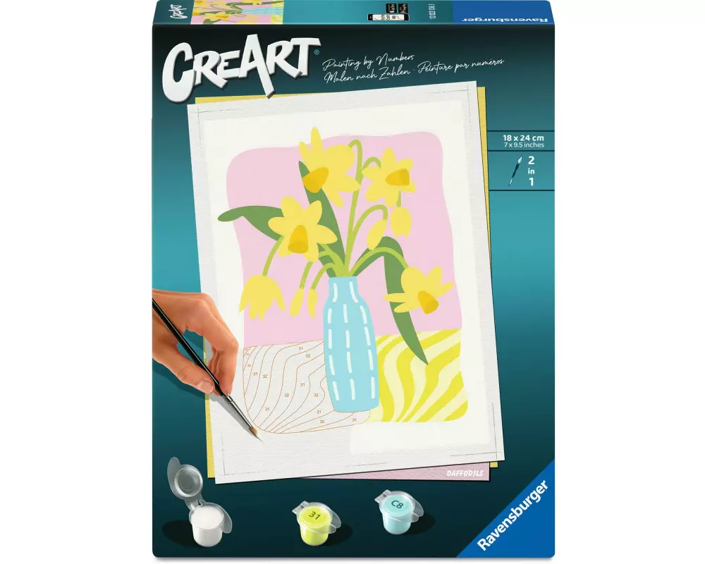 Ravensburger Malen nach Zahlen CreArt Narzissen