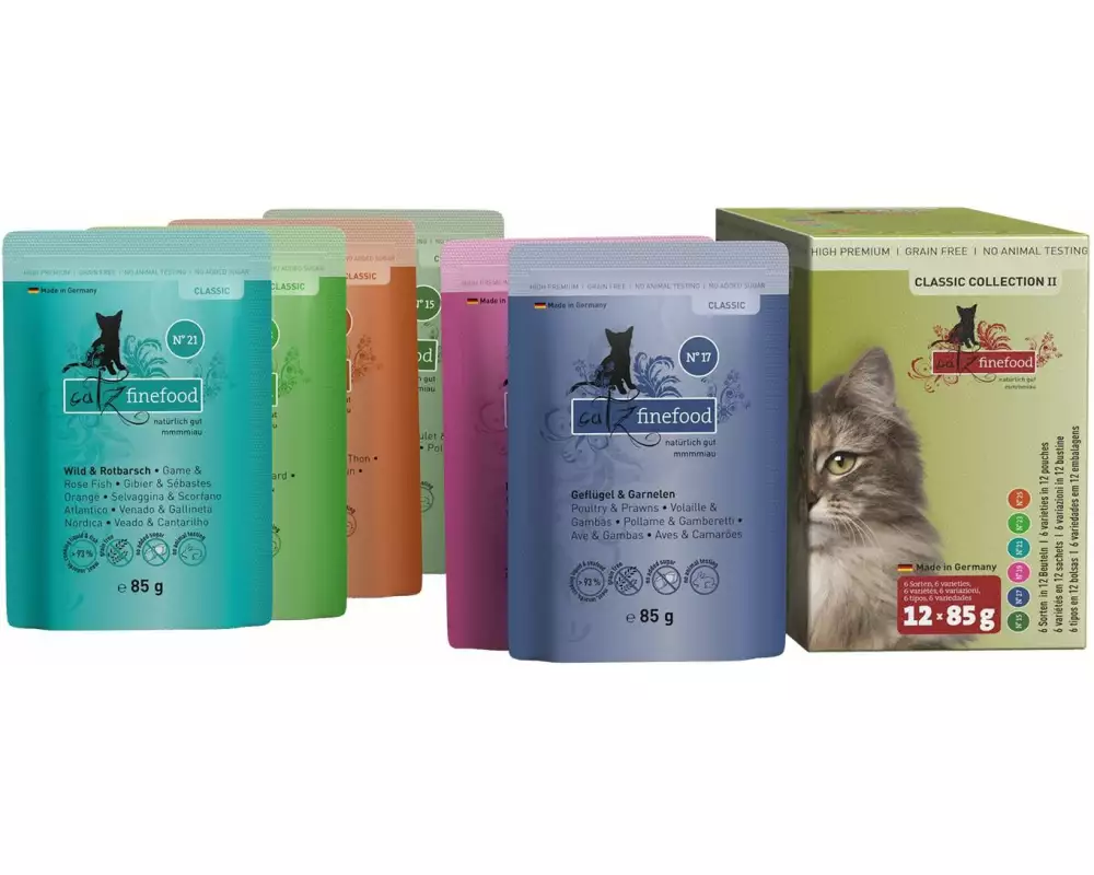 catz finefood Nassfutter Classic Collection II, 12 x 85 g
