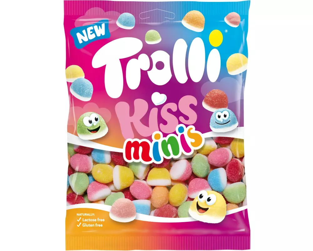 Trolli Gummibonbons Kiss Minis 175 g