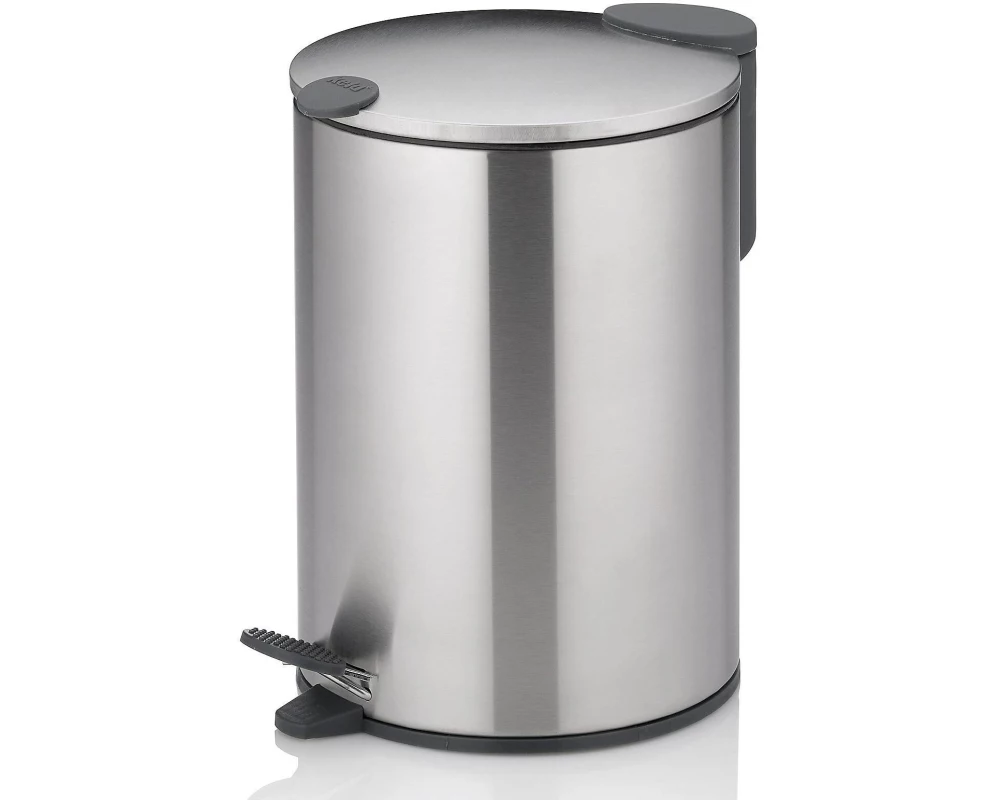 Kela Kosmetikeimer Mats 3 Liter, Silber Matt