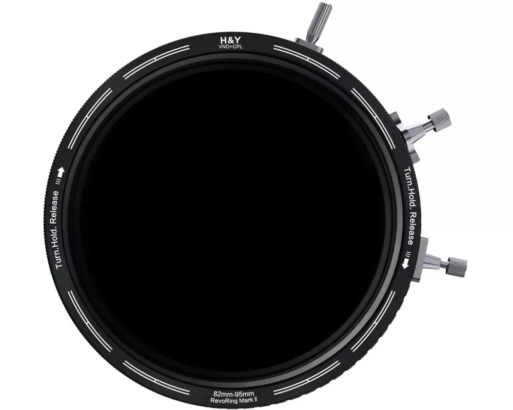 H&Y RevoRing ND3-1000+CPL Filter Mark II 82-95 mm – 82 mm