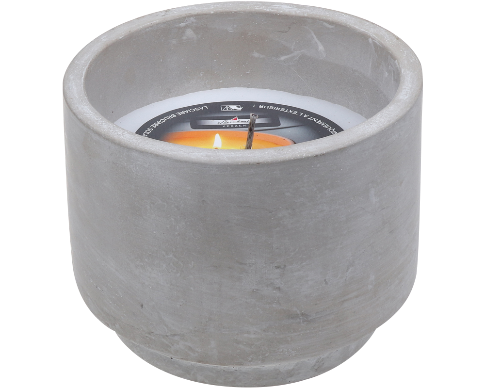 STEINHART Outdoor Kerze Cleo 104x125mm 2019501000 weiss