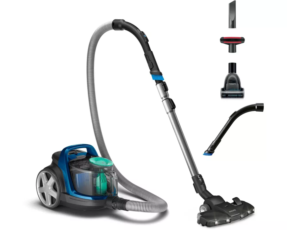 Philips Bodenstaubsauger PowerCyclone 7 Blau/Schwarz