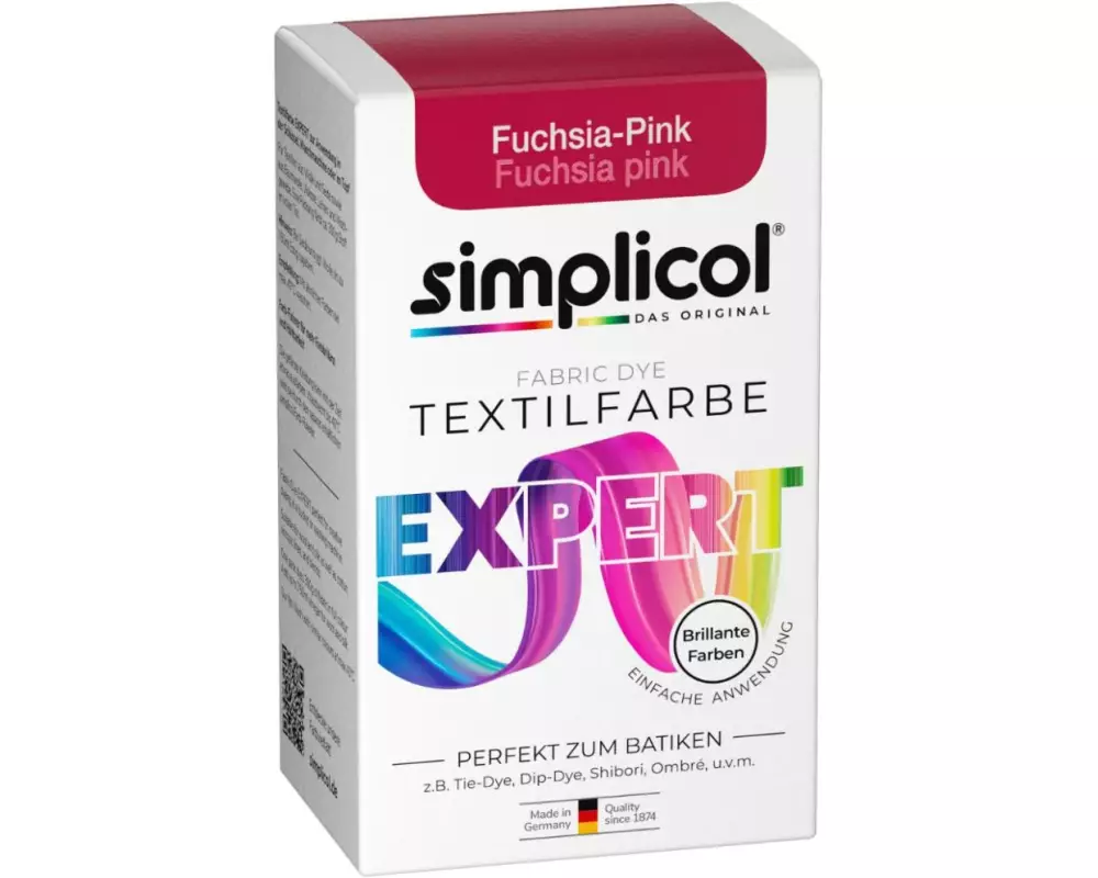 Simplicol Textilfarbe Expert Fuchsiapink, 150 g