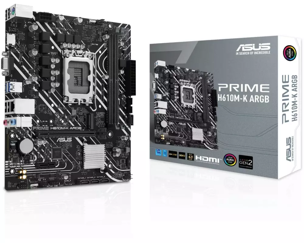 ASUS Mainboard PRIME H610M-K ARGB