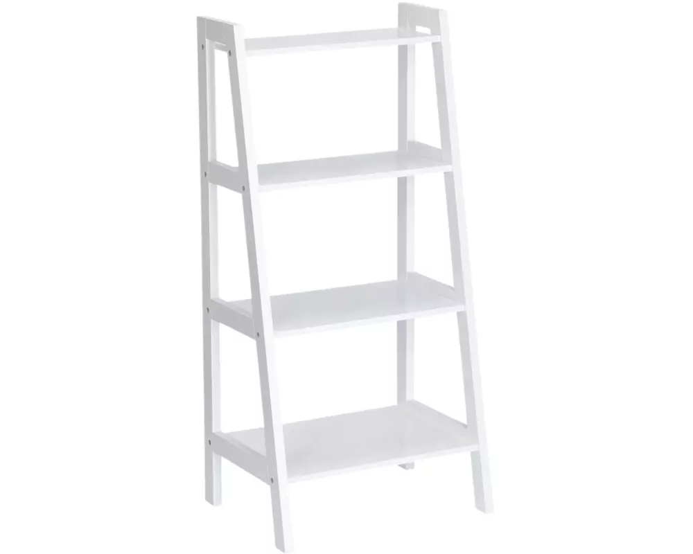 Zeller Present Regal 4 Etagen 43 x 32 x 90 cm, Weiss