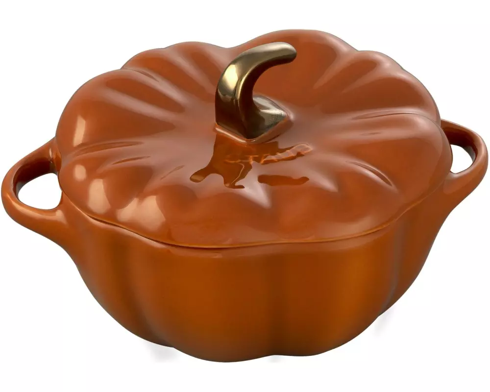 Staub Bräter Cocotte Kürbis 12 cm, Orange, 0.5 l