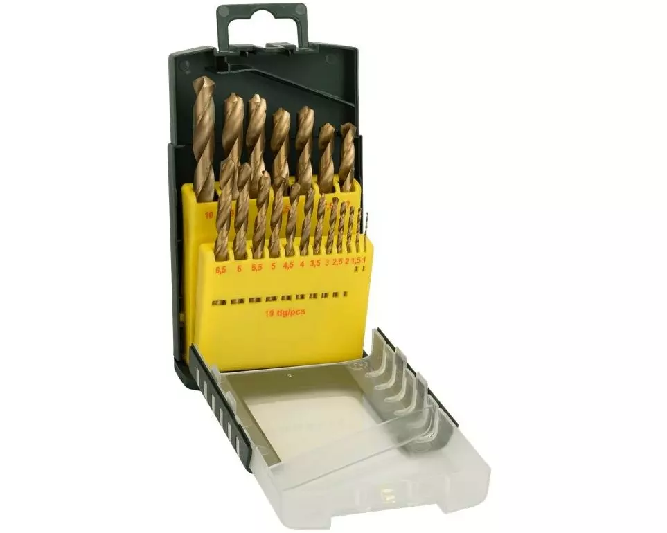 Bosch Metallbohrer-Set HSS-TiN, 19-teilig