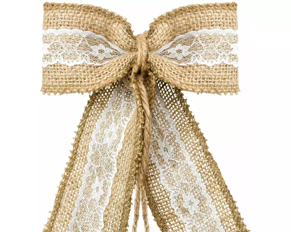 Partydeco Hochzeitsaccessoire Autodeko Set 5-teilig, Braun/Weiss