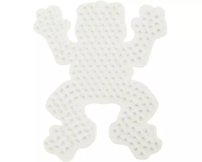 Creativ Company Bügelperlen Platten Nabbi Frosch Weiss