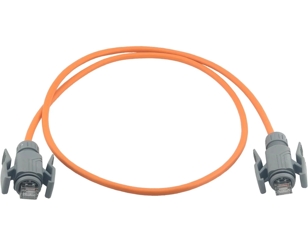 Wirewin Patchkabel Outdoor RJ-45 - RJ-45 Cat 6A, S/FTP, 10 m, Orange