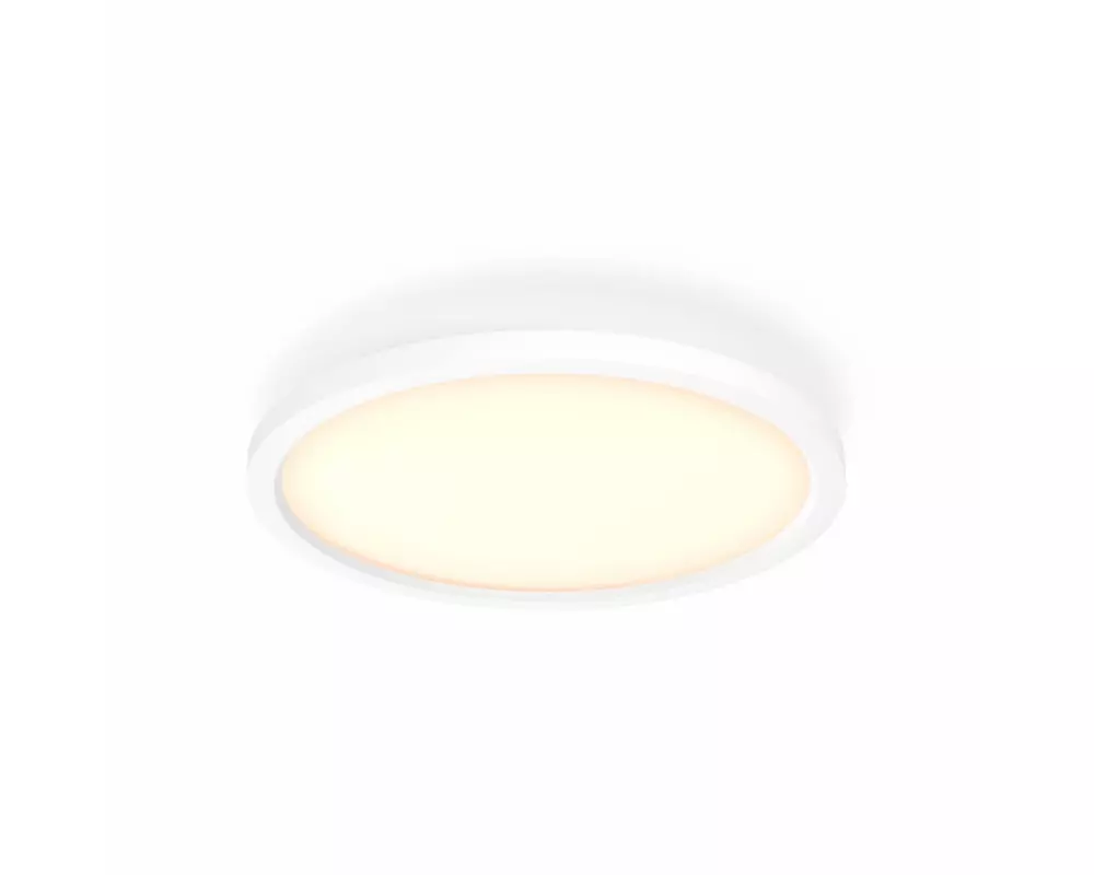 Philips Hue White Ambiance Aurelle Panelleuchte Rund Weiss + Dimmer