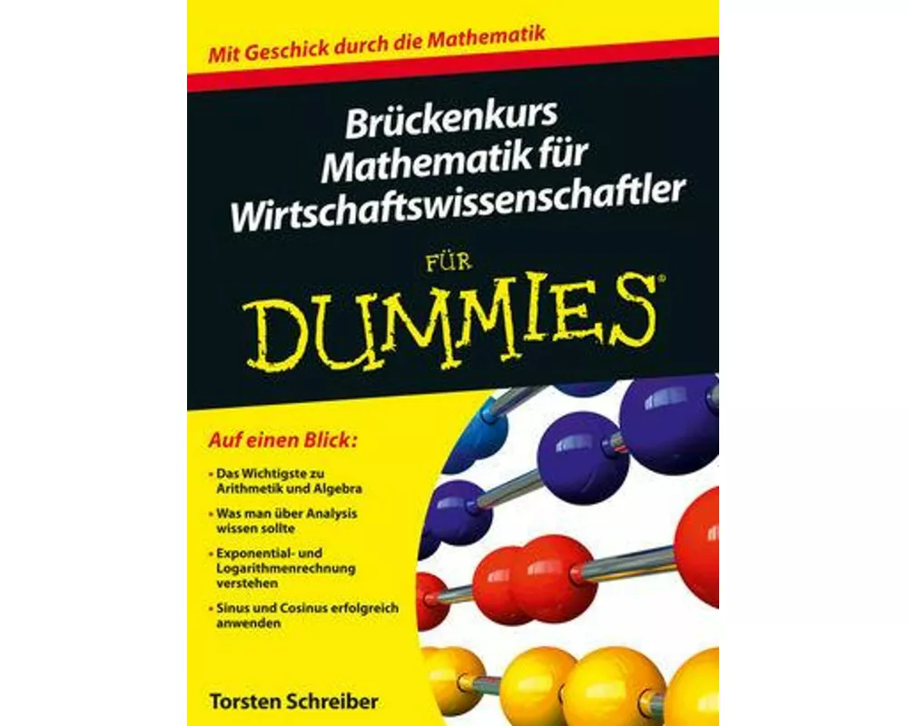 Brückenkurs Mathematik für Wirtschaftswissenschaftler für Dummies