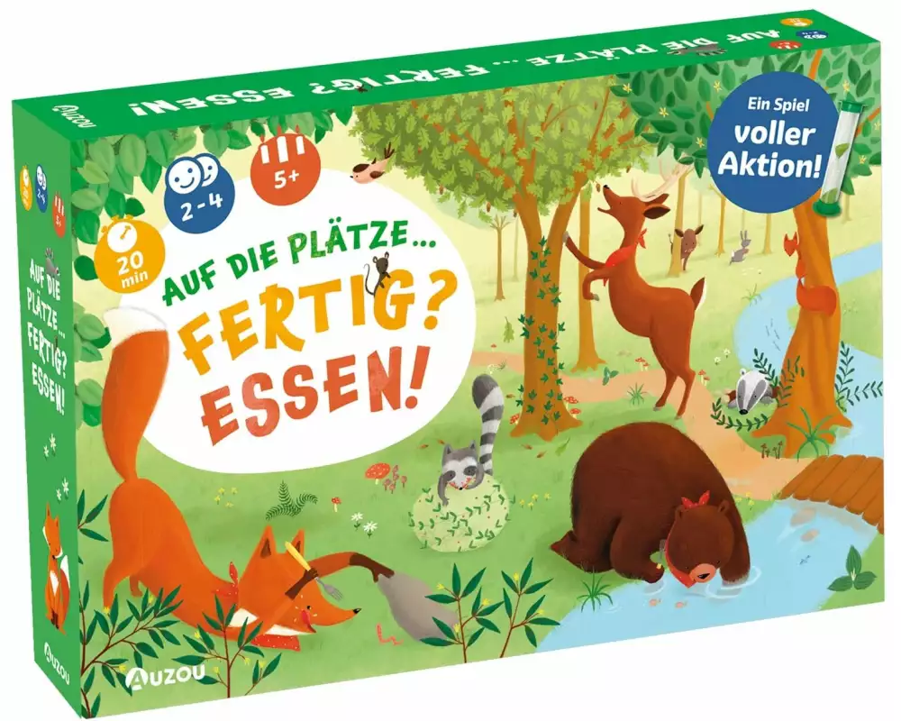 HUCH! Kinderspiel Auf die Plätze Fertig? Essen!