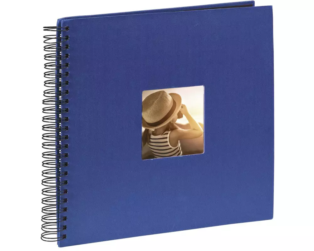 Hama Fotoalbum Fine Art 36 x 32 cm Dunkelblau, 50 schwarze Seiten