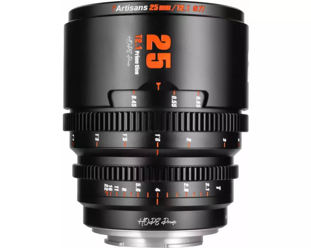 7Artisans Festbrennweite 25mm T/2.1 – Sony E-Mount