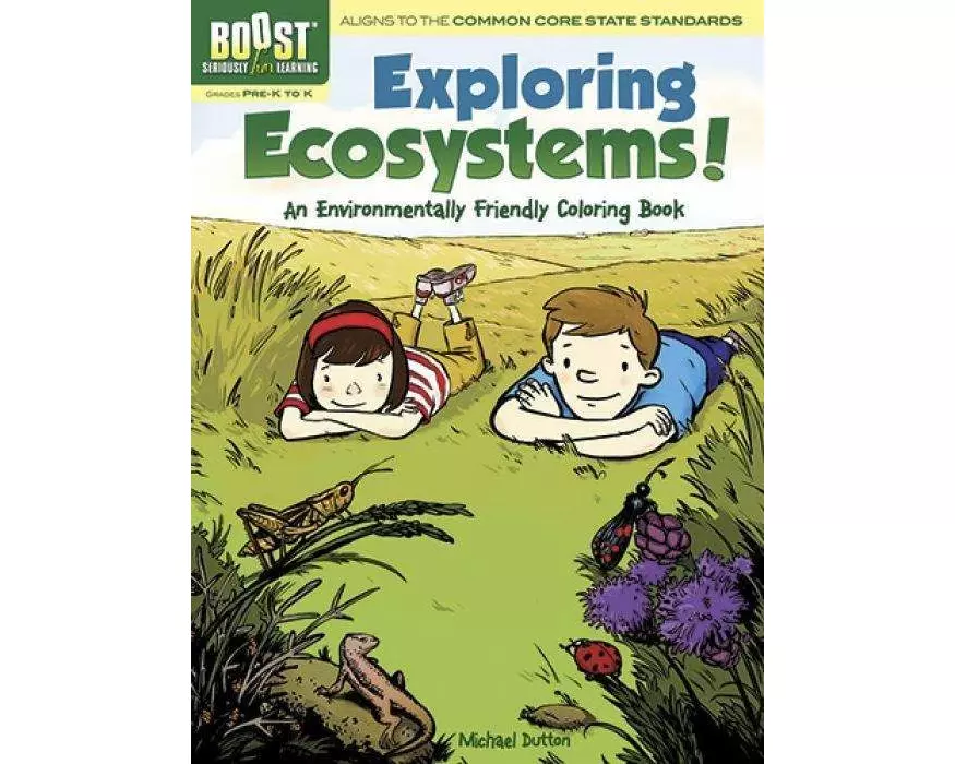 BOOST Exploring Ecosystems! An Environmentally Friendly Coloring Book