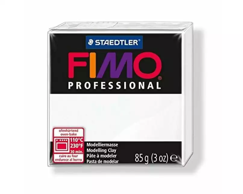 Fimo Modelliermasse Professional Weiss, 85g