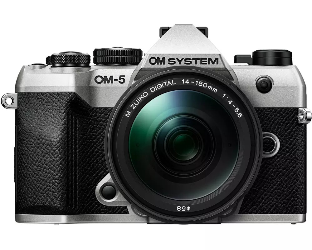 OM-System Fotokamera OM-5 II M.Zuiko Digital 14-150mm Kit Silber
