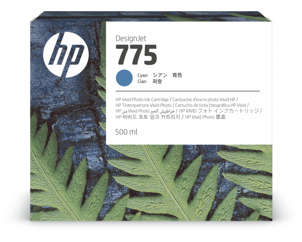 HP Tintenpatrone 775 cyan 1XB17A DesignJet Z6 Pro/Z9+ Pro 500ml