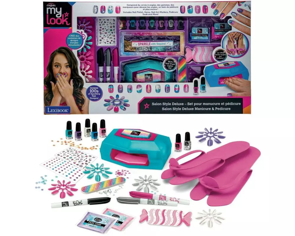 Cra-Z-Art Nagelstyling-Spielset My Look Maniküre und Pediküre