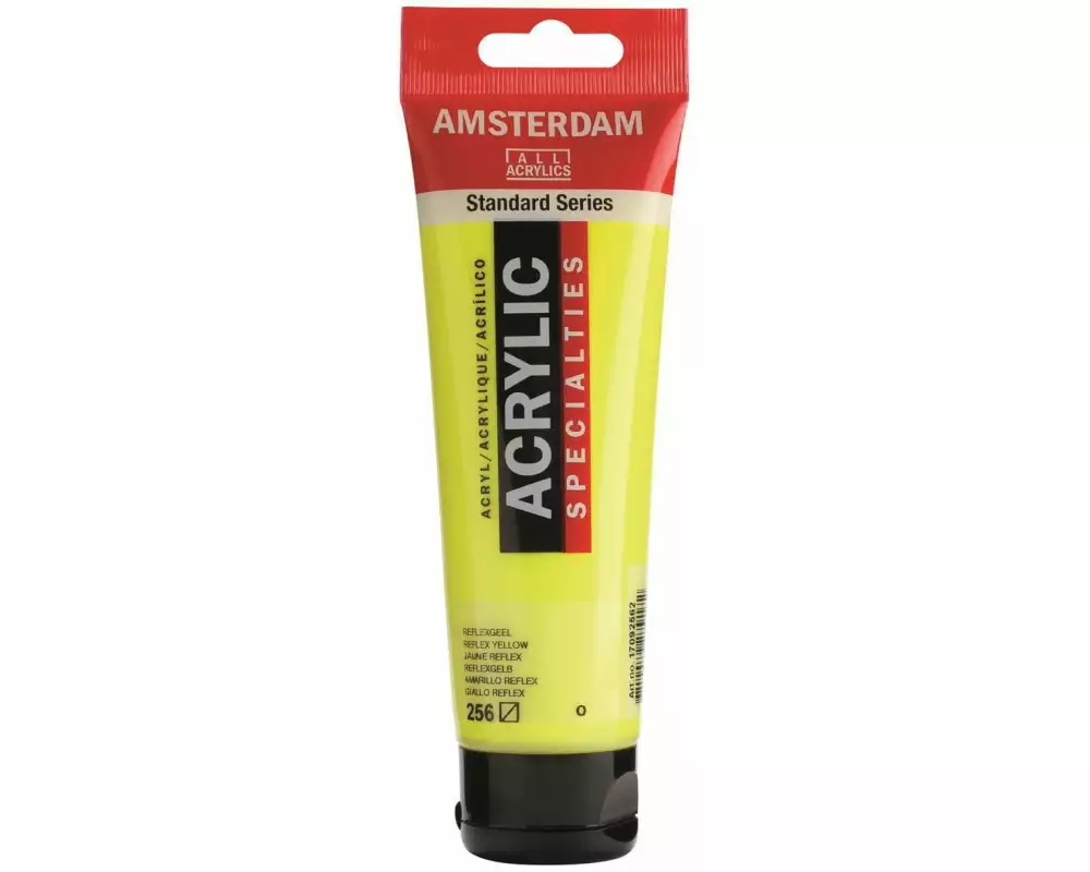 Amsterdam Acrylfarbe Standard 256 Reflexgelb Halbtransp. 120 ml