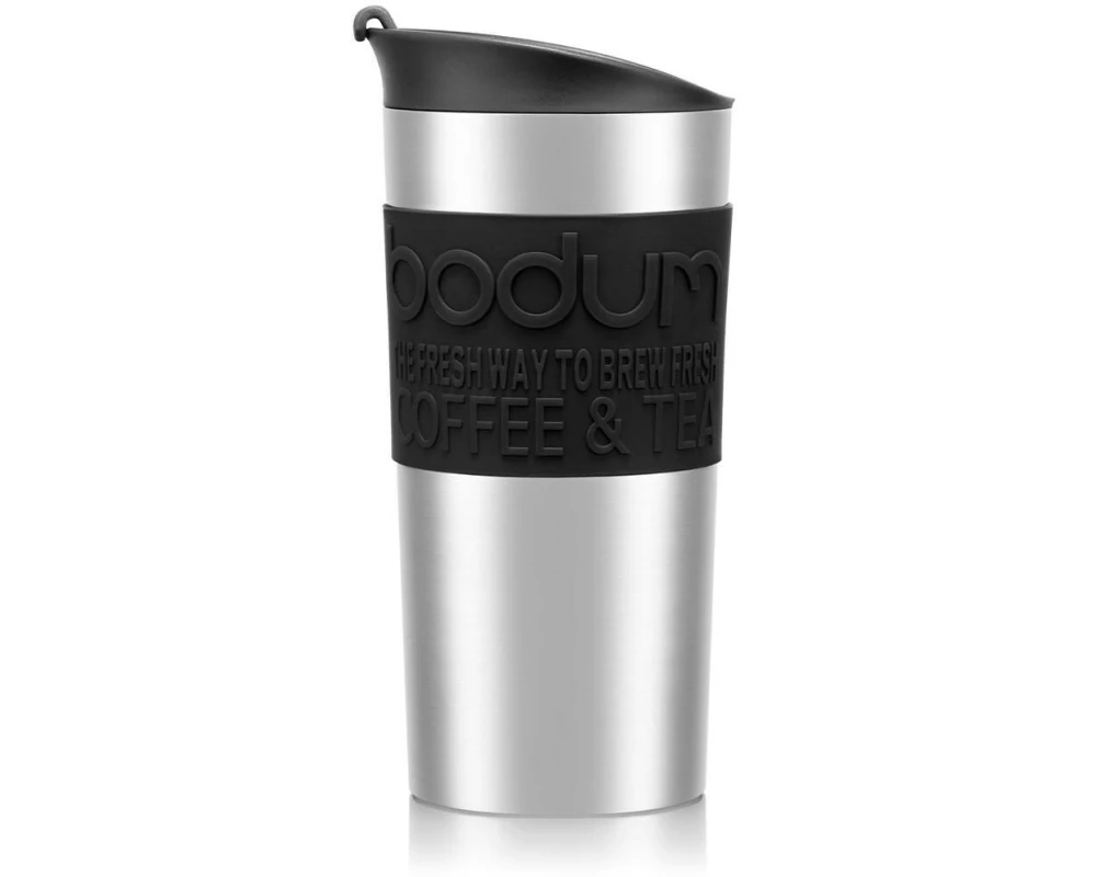 Bodum Travel Mug Doppelwandig Schwarz, 0.35 l