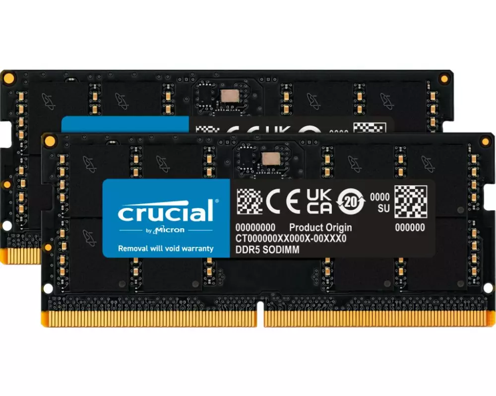 Crucial 64GB Kit 2x32GB DDR5-5600 SODIMM