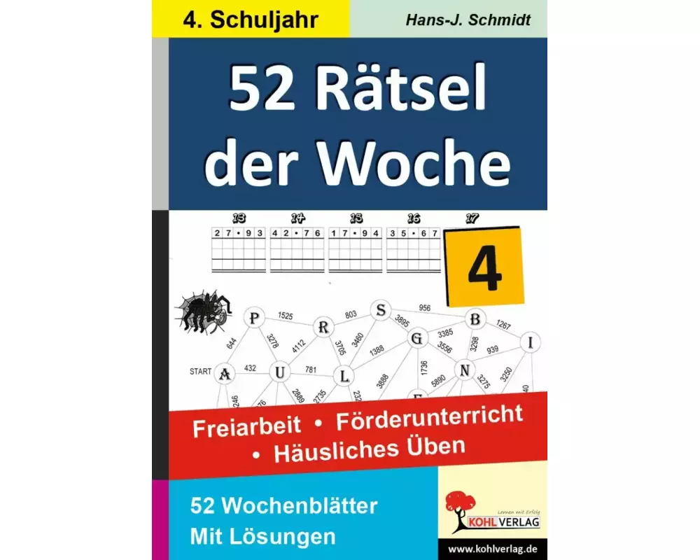 52 Rätsel der Woche / 4. Schuljahr