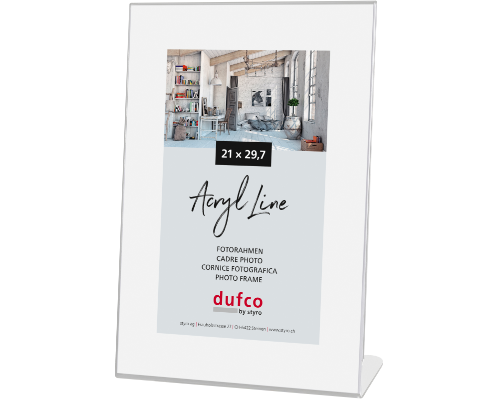 DUFCO Acryl-Bilderrahmen 21x29.7cm 1420.00087 hoch