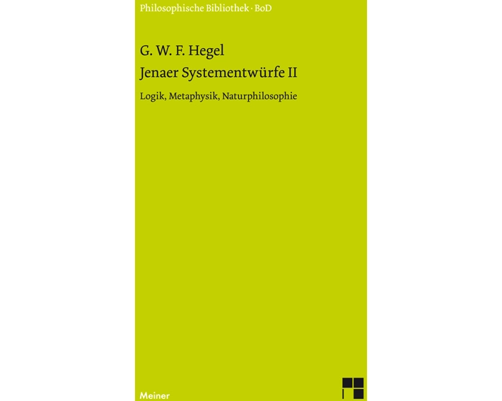 Jenaer Systementwürfe II