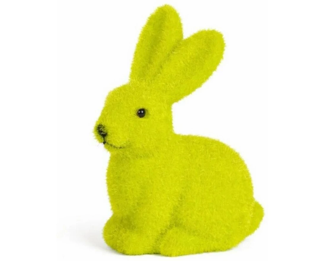 CHALET Aufsteller Hase Wuschel L 15 cm, Hellgrün