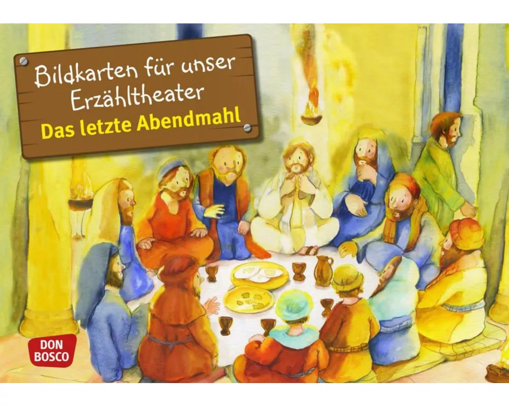 Das letzte Abendmahl. Kamishibai Bildkartenset