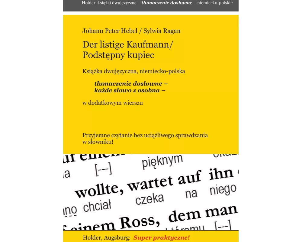 Der listige Kaufmann/Podstepny kupiec -- Ksiazka djuwezyczna, niemiecko-polska