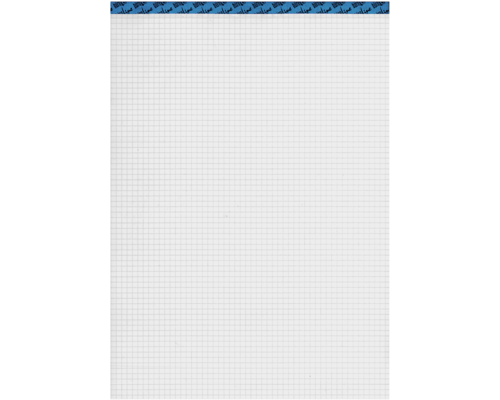 BÜROLINE Büroblock weiss A5 725278 kariert, 80g, 4mm 100 Blatt