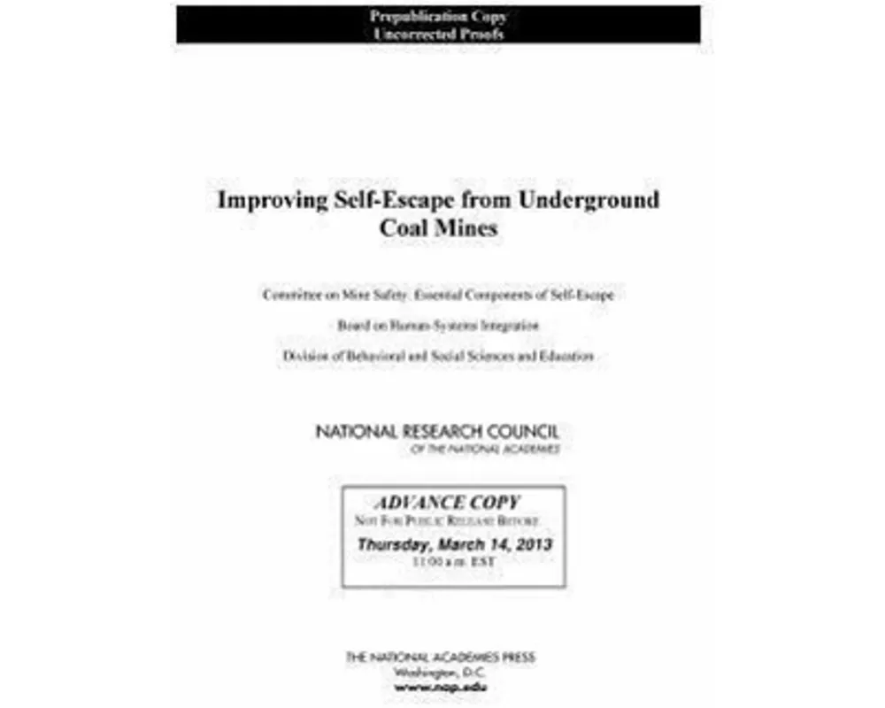 Improving Self-Escape from Underground Coal Mines