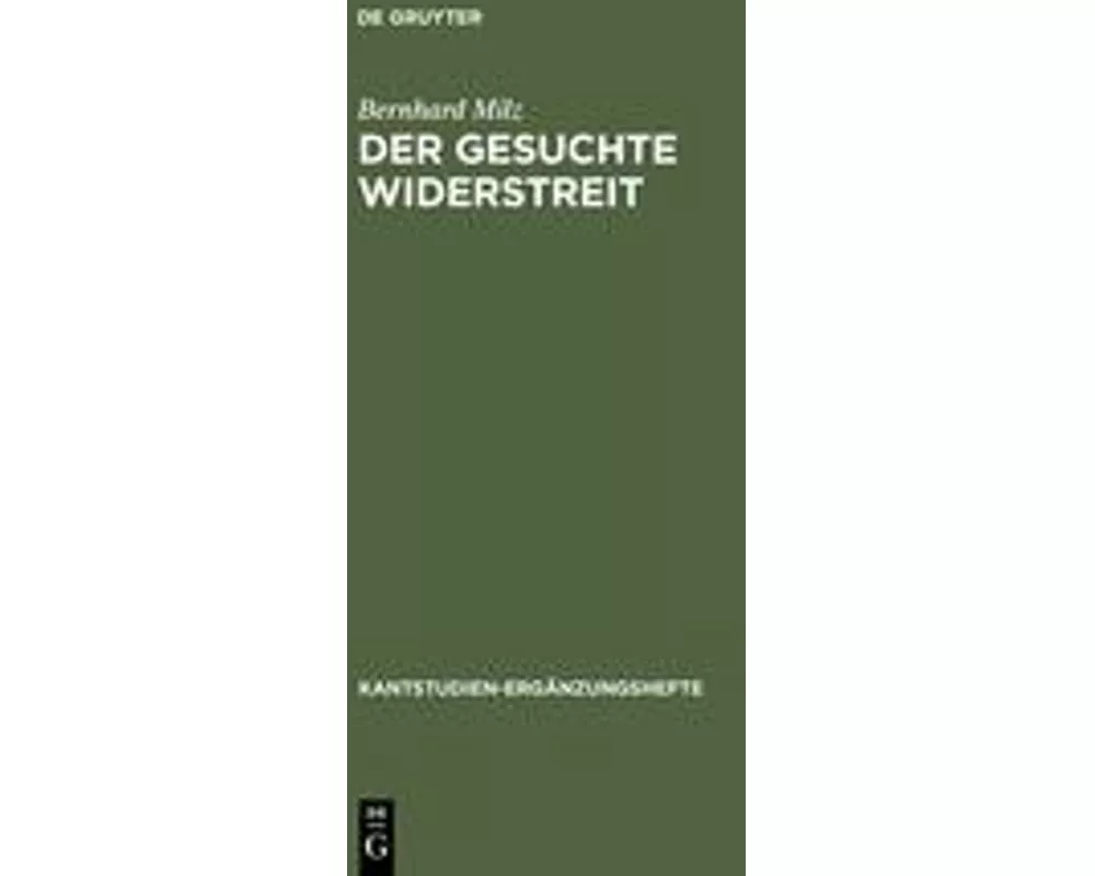Der gesuchte Widerstreit